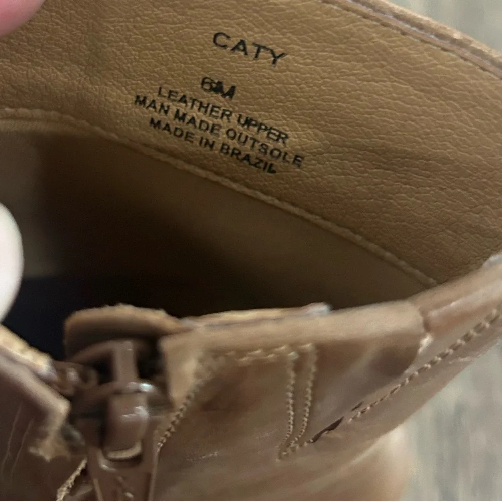 Matisse Women’s Caty Ankle Boot Leather Vintage Tan Color Size 6